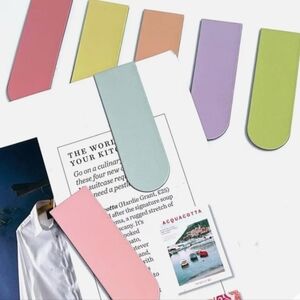 Set Of 12 Multicolor Magnetic Book Marks